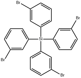 1,1',1'',1'''-Silanetetrayltetrakis[3-bromobenzene] Struktur