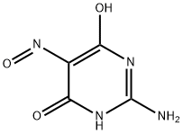 2-Amino-5-nitroso-4,6-pyrimidinediol Struktur