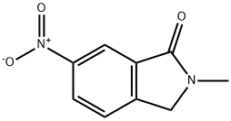 2-Methyl-6-nitro-2,3-dihydro-isoindol-1-one Struktur