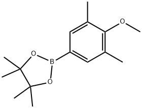 2-(4-Methoxy-3,5-dimethylphenyl)-4,4,5,5-tetramethyl-1,3,2-dioxaborolane Struktur