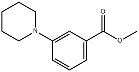 Methyl 3-(piperidin-1-yl)benzoate Struktur