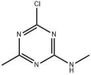 4-chloro-N,6-dimethyl-1,3,5-triazin-2-amine Struktur