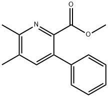 Methyl 5,6-dimethyl-3-phenylpicolinate Struktur