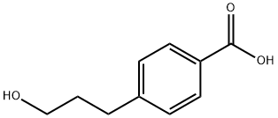 4-(3-hydroxypropyl)benzoic acid Struktur