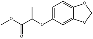 methyl 2-(benzo[d][1,3]dioxol-5-yloxy)propanoate Struktur