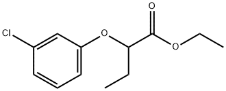 ethyl 2-(3-chlorophenoxy)butanoate Structure