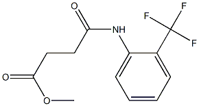 methyl 4-oxo-4-((2-(trifluoromethyl)phenyl)amino)butanoate Struktur