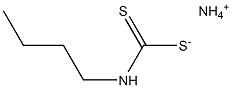 Ammonium butyldithiocarbamate Struktur