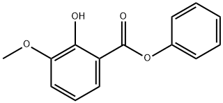 Phenyl 2-hydroxy-3-methoxybenzoate Struktur