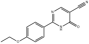 2-(4-Ethoxyphenyl)-6-oxo-1,6-dihydropyrimidine-5-carbonitrile Struktur