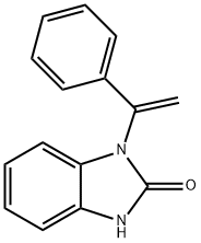 1-(1-苯基乙烯基)-2,3-二氫苯并咪唑-2-酮 結構式