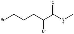 2,5-Dibromo-N-methylpentanamide Struktur