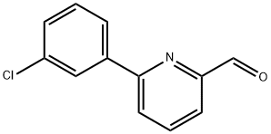 6-(3-Chlorophenyl)picolinaldehyde Struktur