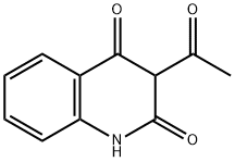 3-Acetylquinoline-2,4(1H,3H)-dione Struktur