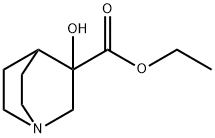 ethyl 3-hydroxyquinuclidine-3-carboxylate Struktur