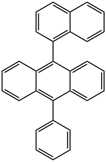 9-NAPHTHALEN-1-YL-10-PHENYL-ANTHRACENE Struktur