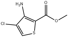 methyl 3-amino-4-chlorothiophene-2-carboxylate Struktur