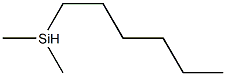 Silane,hexyldimethyl- Struktur