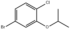 4-Bromo-1-chloro-2-(propan-2-yloxy)benzene Struktur