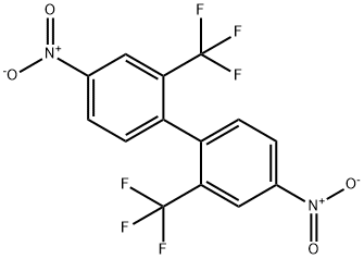 1,1'-Biphenyl, 4,4'-dinitro-2,2'-bis(trifluoromethyl) Struktur