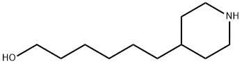 4-Piperidinehexanol Struktur