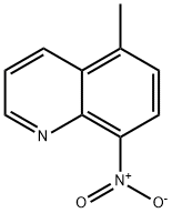 5-Methyl-8-nitroquinoline Struktur