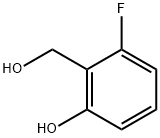 3-Fluoro-2-hydroxymethyl-phenol Struktur