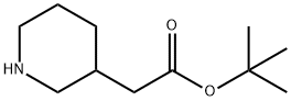 tert-butyl 2-(piperidin-3-yl)acetate Struktur