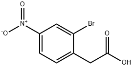 2-(2-bromo-4-nitrophenyl)acetic acid Struktur