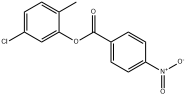 5-chloro-2-methylphenyl 4-nitrobenzoate Struktur