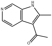 1-(2-Methyl-1H-pyrrolo[2,3-c]pyridin-3-yl)ethanone Struktur