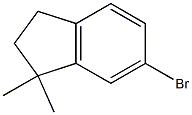 6-bromo-1,1-dimethylindan Struktur