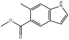 methyl 6-methyl-1H-indole-5-carboxylate Struktur