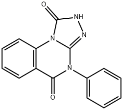 1-hydroxy-4-phenyl[1,2,4]triazolo[4,3-a]quinazolin-5(4H)-one Struktur