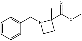 Methyl 1-benzyl-2-methylazetidine-2-carboxylate Struktur