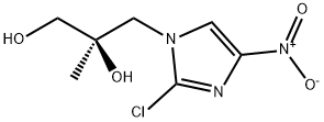 (R)-2-chloro-1-(2,3-dihydroxy-2-methyl)-propyl-4-nitroimidazole Struktur