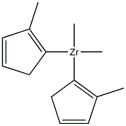 Dimethylbis(methylcyclopentadienyl)zirconium, 98% Struktur