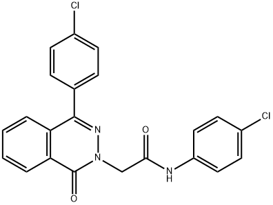 N-(4-chlorophenyl)-2-[4-(4-chlorophenyl)-1-oxophthalazin-2(1H)-yl]acetamide|N-(4-氯苯基)-2-(4-(4-氯苯基)-1-氧代酞嗪-2(1H)-基)乙酰胺