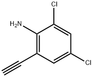 2,4-Dichloro-6-ethynylaniline Struktur