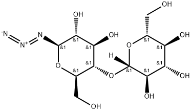 4-O-beta-D-Glucopyranosyl-beta-D-glucopyranosyl azide Struktur