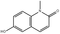 6-Hydroxy-1-methylquinolin-2(1H)-one Struktur