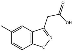 2-(5-methylbenzo[d]isoxazol-3-yl)acetic acid Struktur