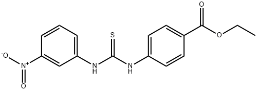 ethyl 4-(3-(3-nitrophenyl)thioureido)benzoate Structure