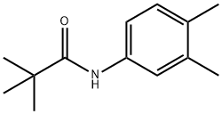 N-(3,4-dimethylphenyl)-2,2-dimethylpropanamide Struktur