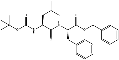 (S)-benzyl 2-((S)-2-(tert-butoxycarbonylamino)-4-methylpentanamido)-3-phenylpropanoate Struktur