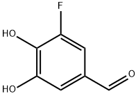 3-fluoro-4,5-dihydroxybenzaldehyde Struktur