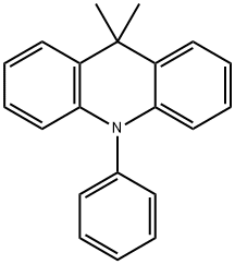 9,9-dimethyl-10-phenyl-9,10-dihydroacridine Struktur