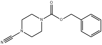 Benzyl 4-Cyanopiperazine-1-Carboxylate Struktur