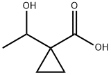 1-(1-hydroxyethyl)cyclopropanecarboxylic acid Struktur