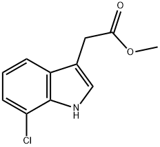 Methyl 7-Chloroindole-3-acetate Struktur